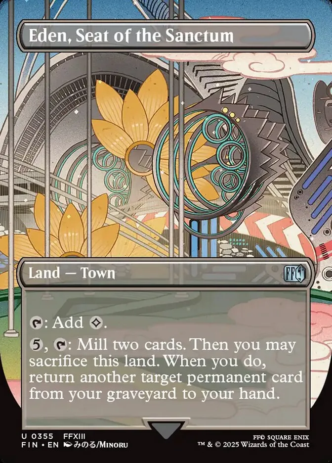 Eden, Seat of the Sanctum Front Face