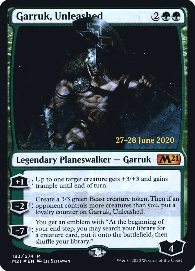 Garruk, Unleashed Front Face