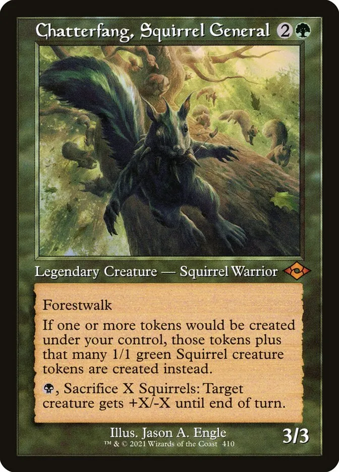 Chatterfang, Squirrel General Front Face