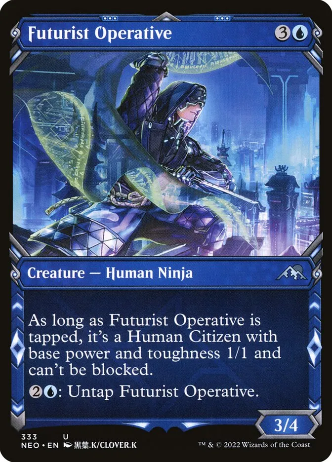 Futurist Operative Front Face