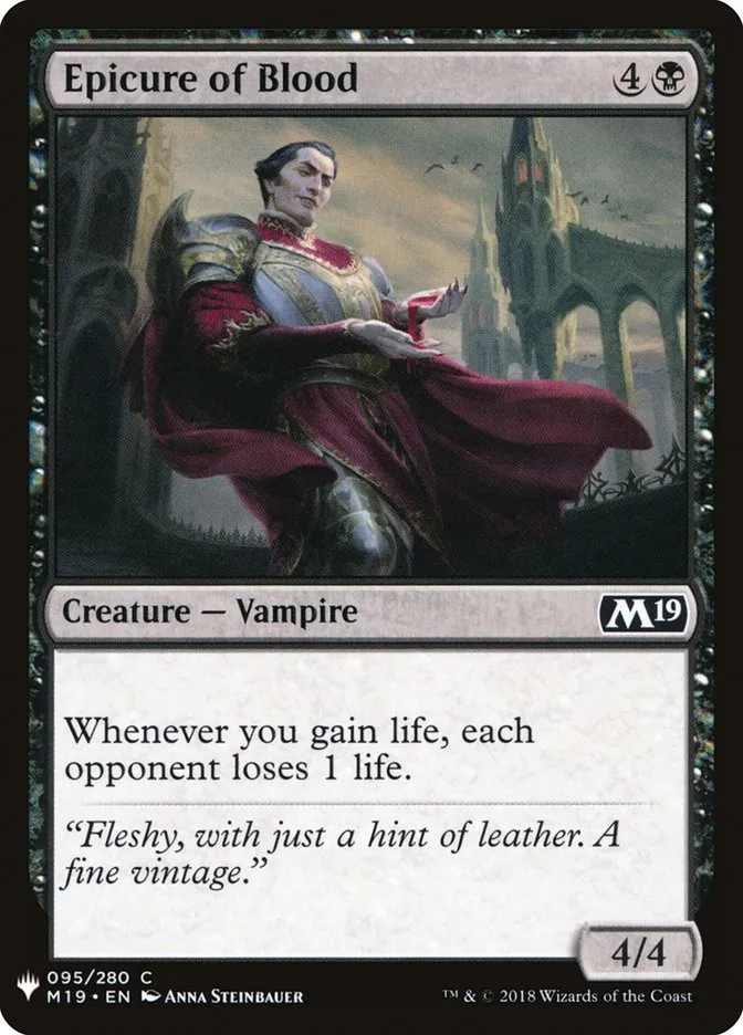 Epicure of Blood Front Face
