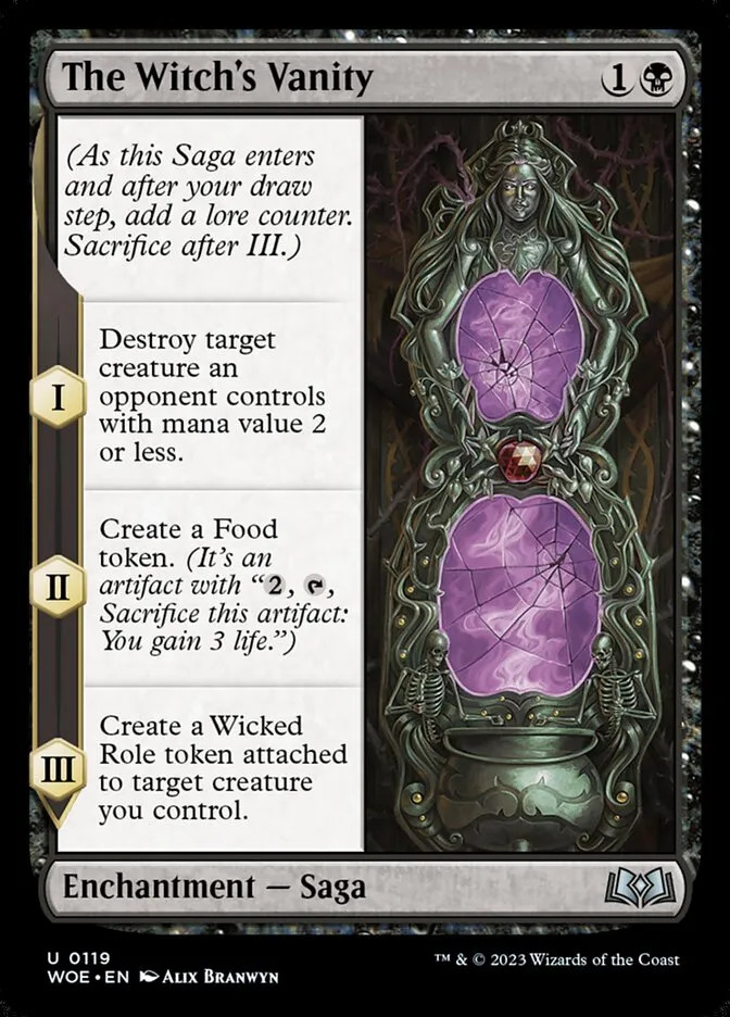 The Witch's Vanity Front Face