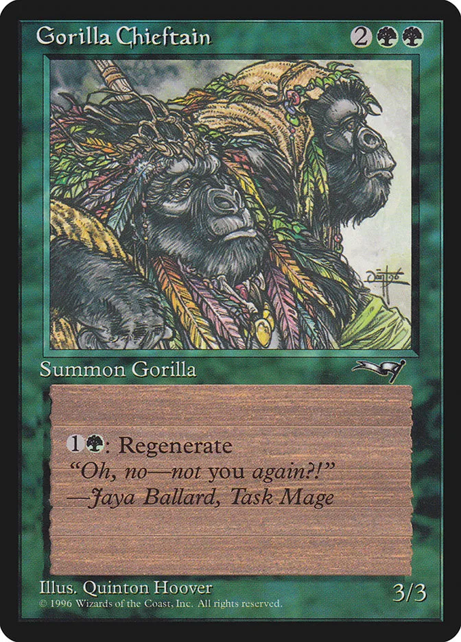 Gorilla Chieftain Front Face
