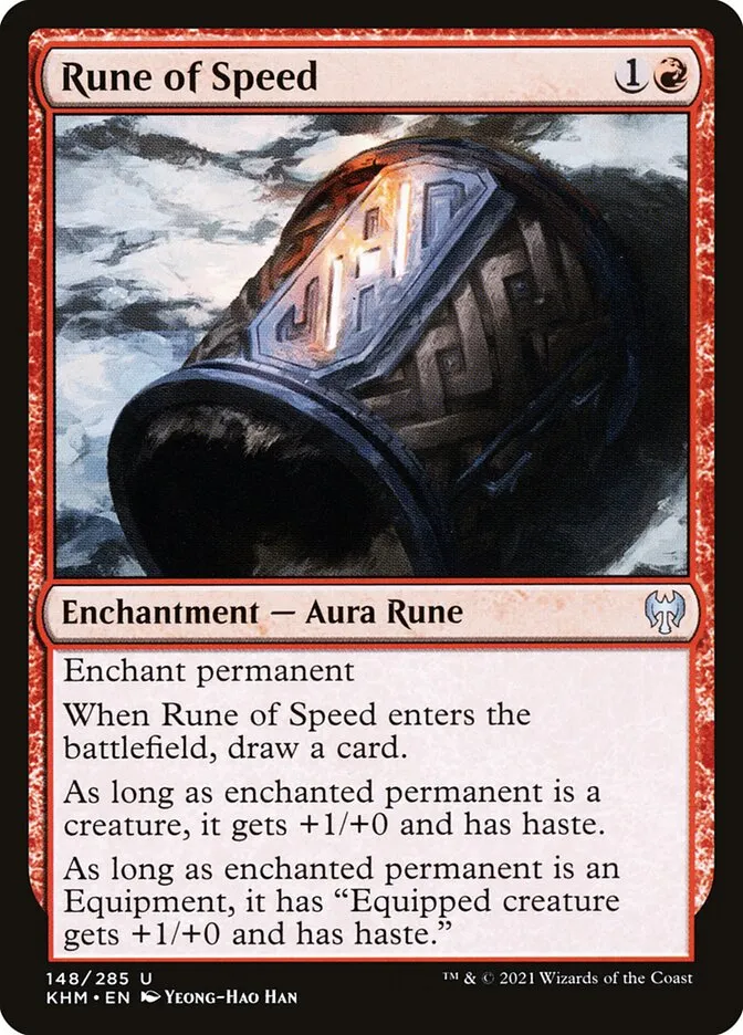 Rune of Speed Front Face