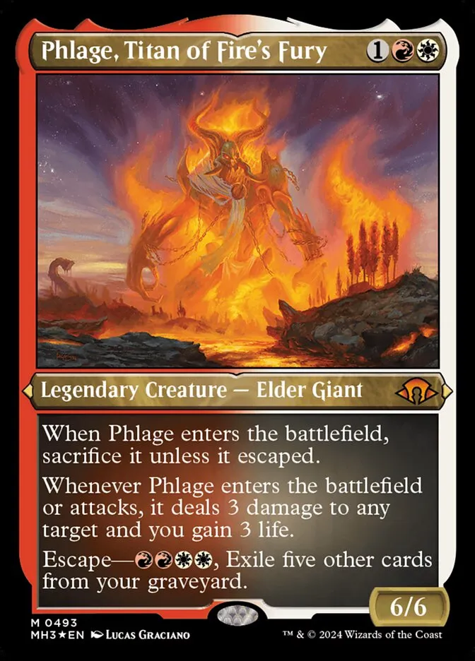 Phlage, Titan of Fire's Fury