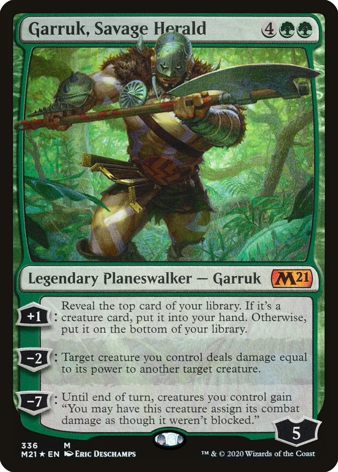 Garruk, Savage Herald Front Face
