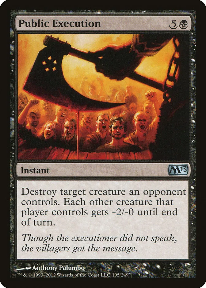 Public Execution Front Face