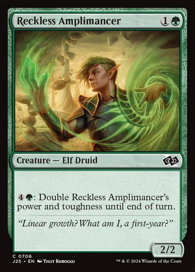Reckless Amplimancer Front Face