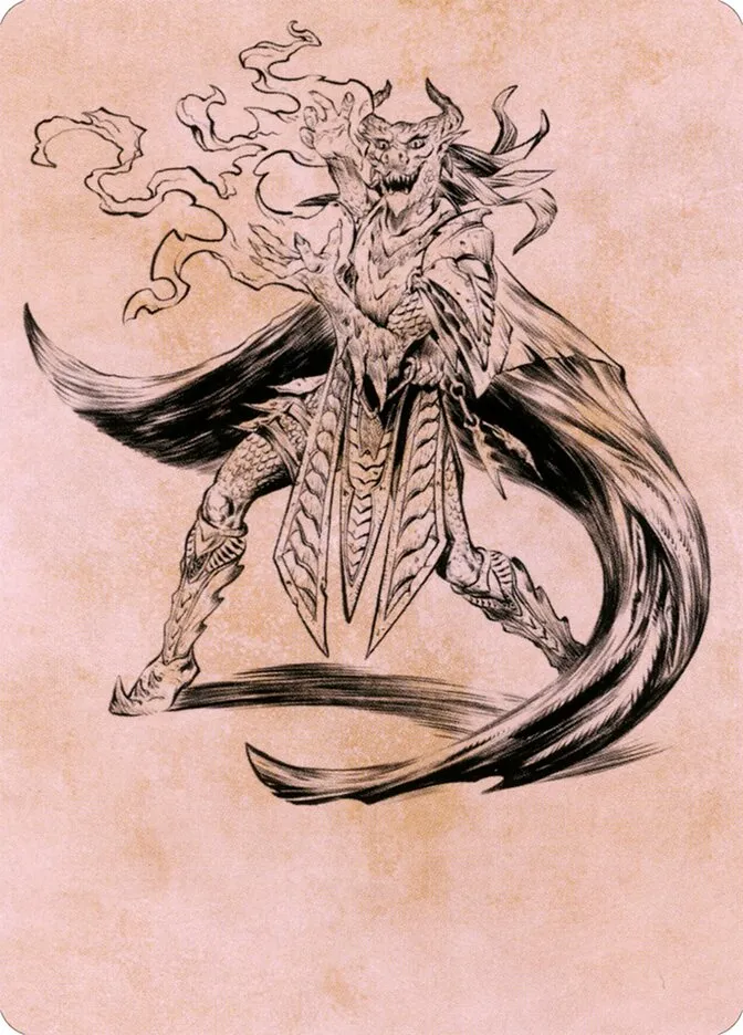 Livaan, Cultist of Tiamat // Livaan, Cultist of Tiamat Front Face