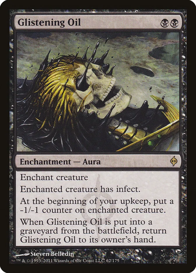 Glistening Oil Front Face