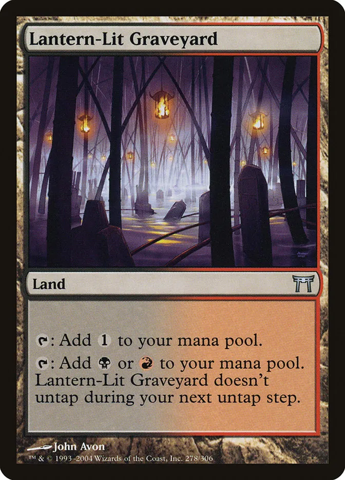 Lantern-Lit Graveyard Front Face