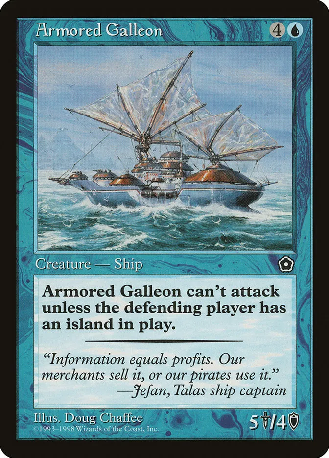 Armored Galleon Front Face