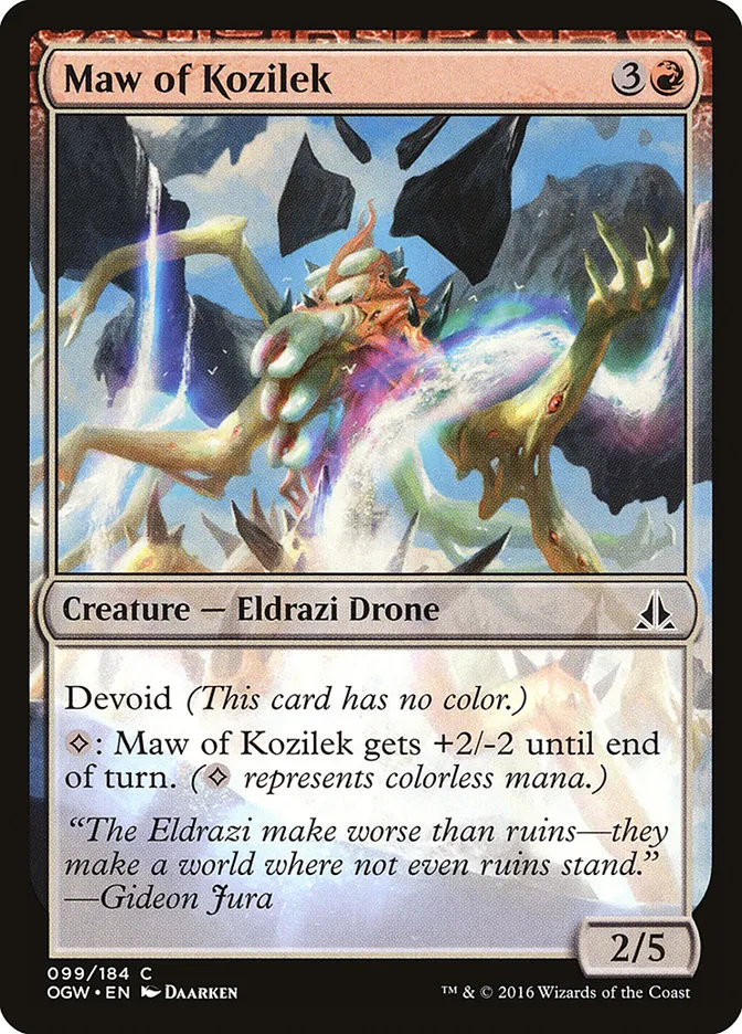Maw of Kozilek Front Face