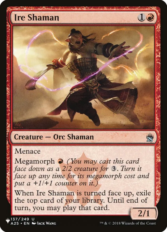 Ire Shaman Front Face