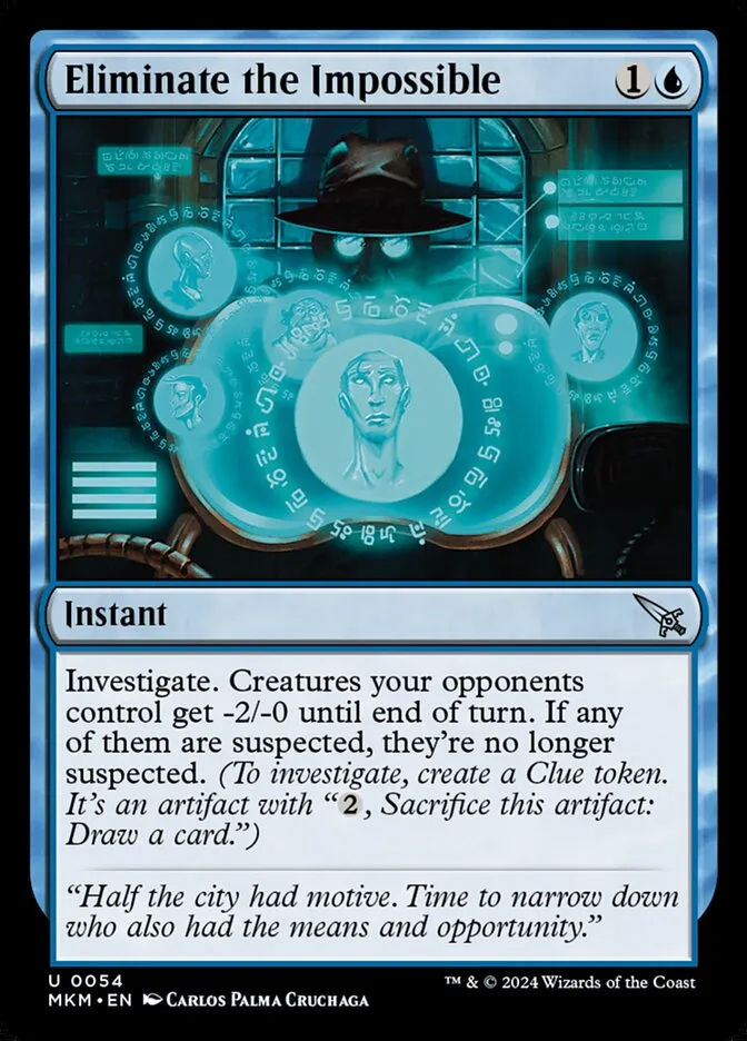 Eliminate the Impossible Front Face