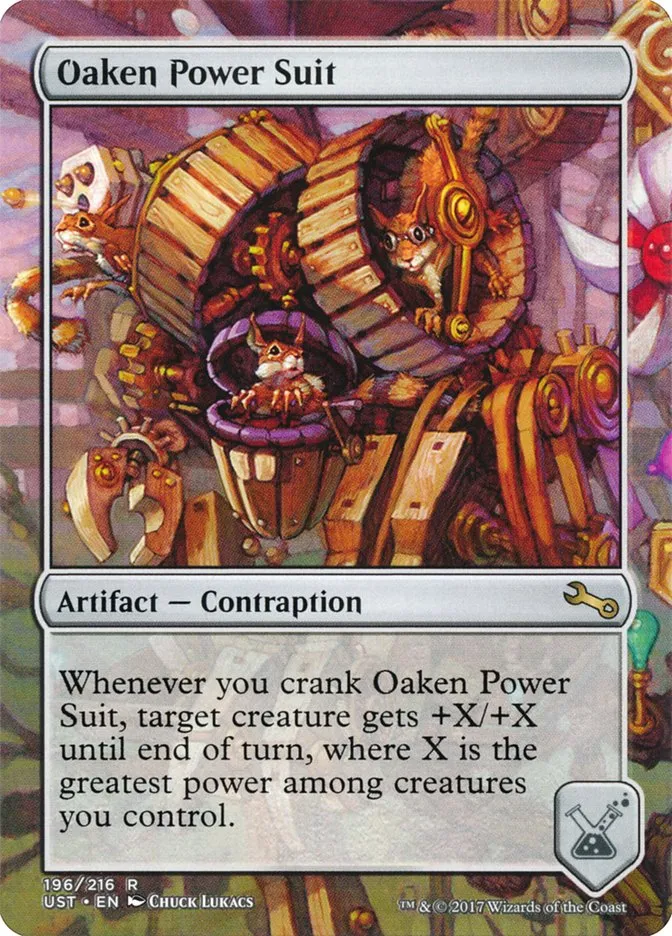 Oaken Power Suit Front Face