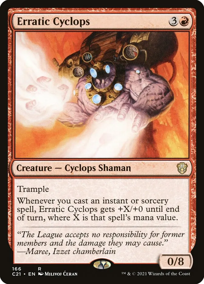 Erratic Cyclops Front Face