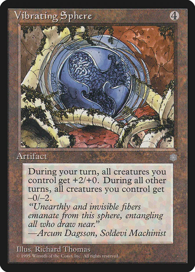 Vibrating Sphere Front Face