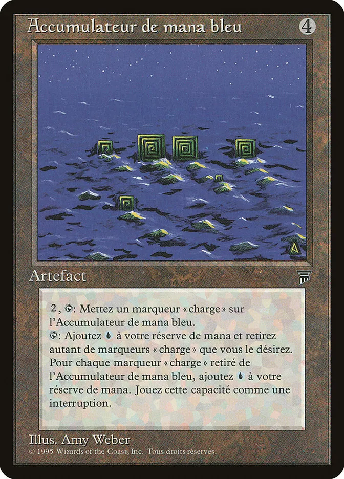 Blue Mana Battery Front Face