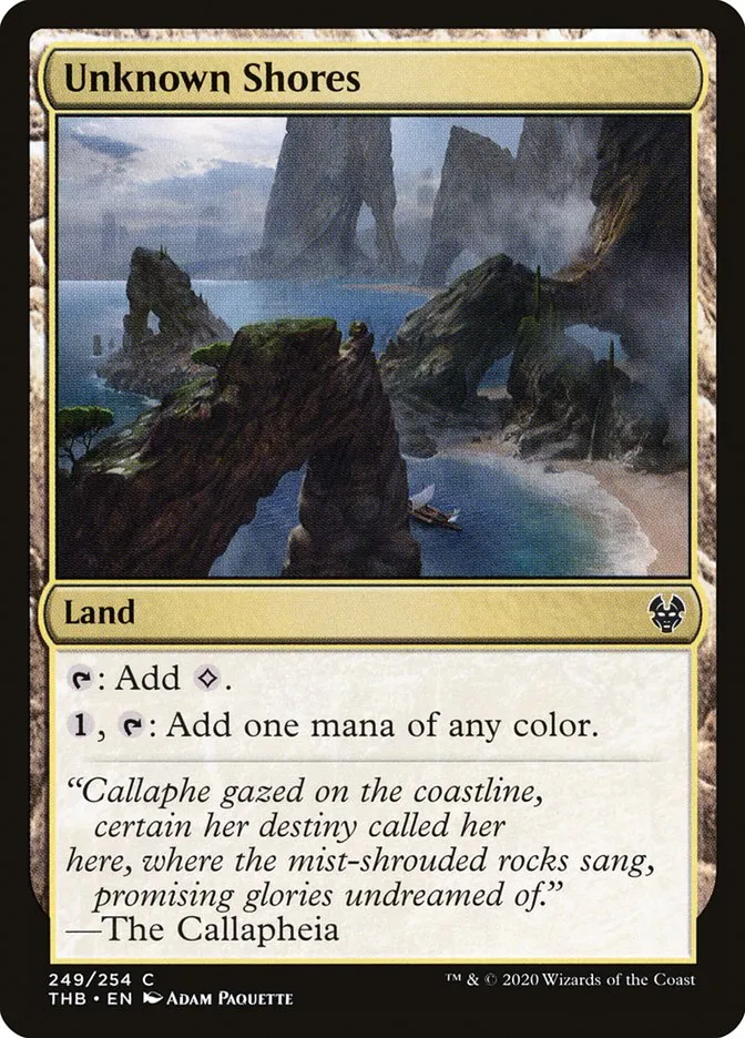 Unknown Shores Front Face