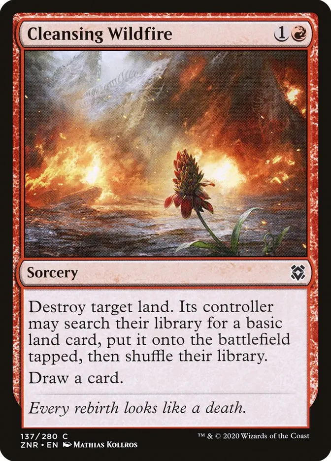 Cleansing Wildfire Front Face