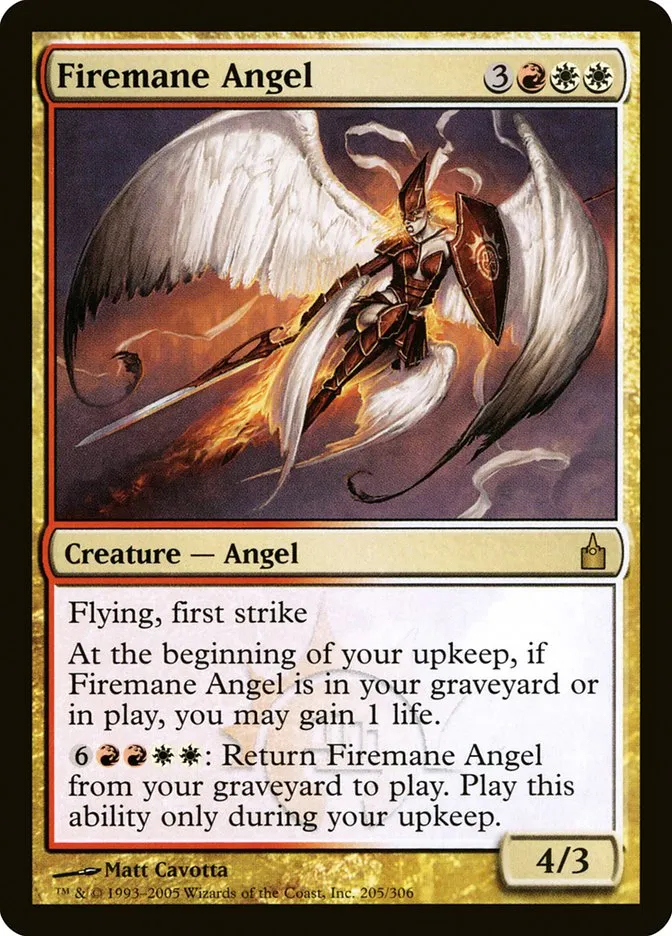Firemane Angel Front Face
