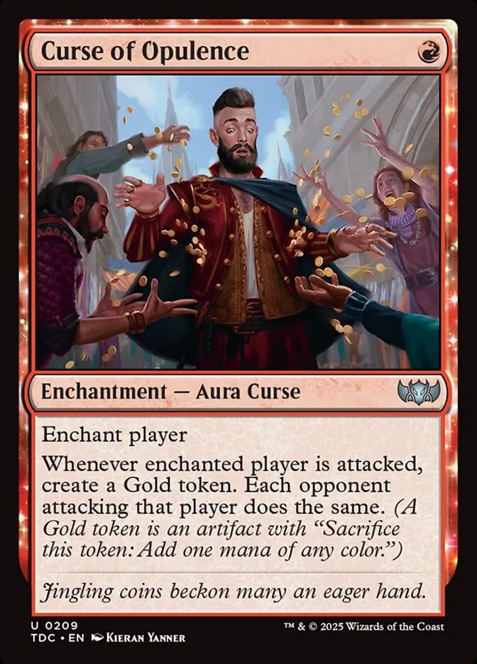 Curse of Opulence Front Face