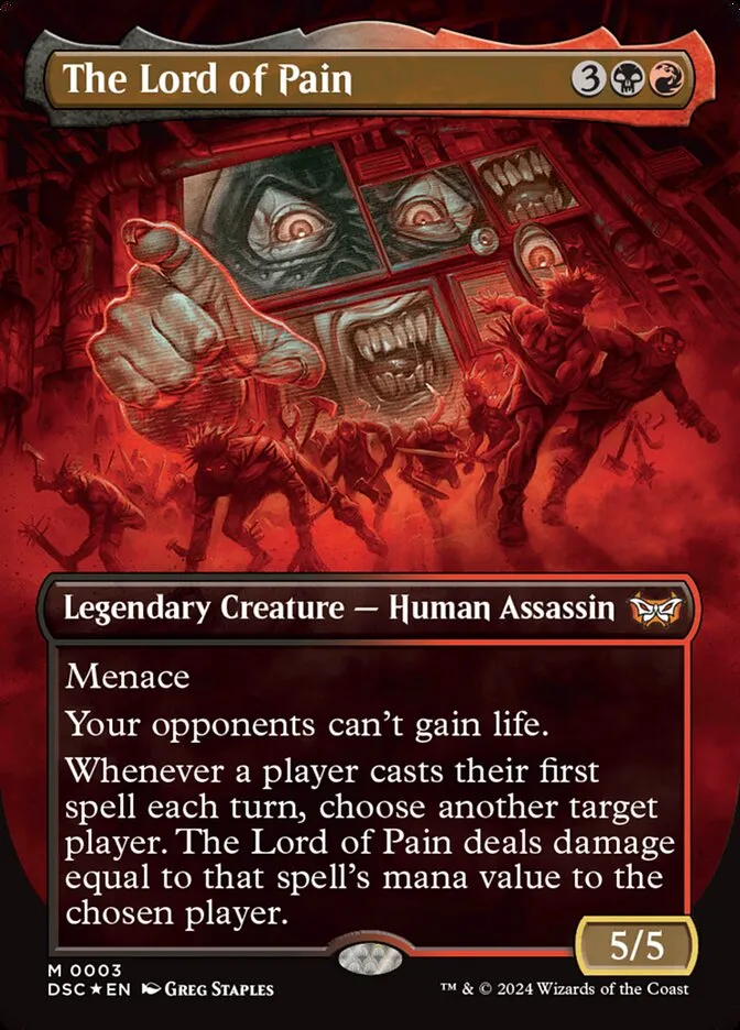 The Lord of Pain Front Face