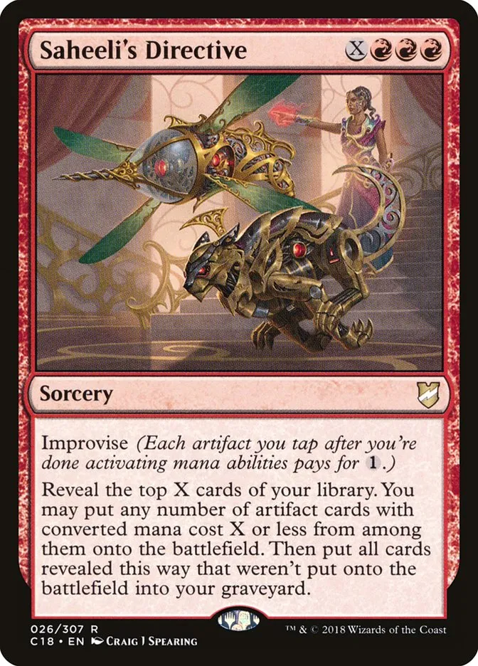 Saheeli's Directive Front Face