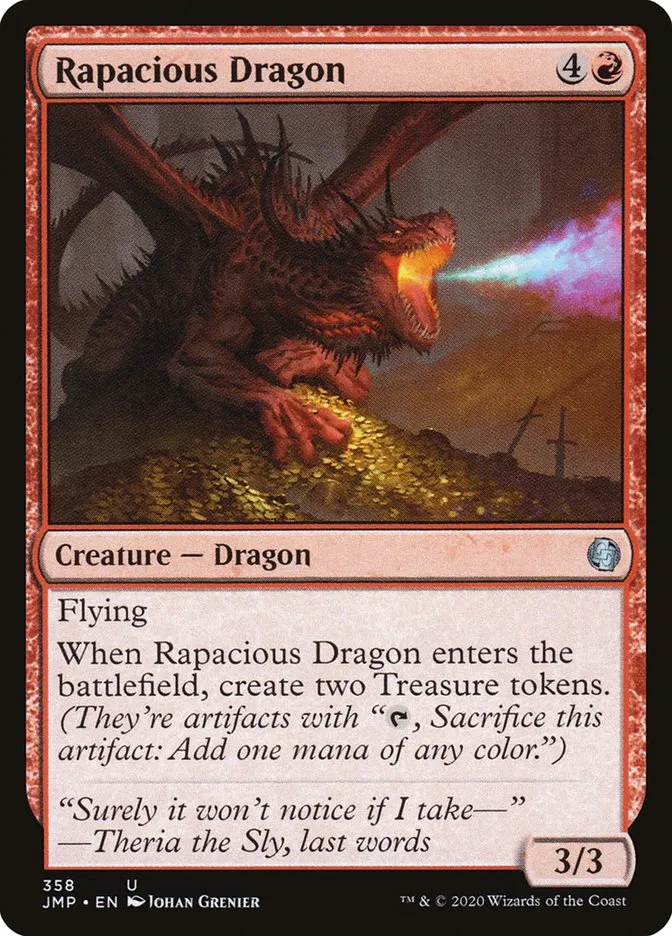 Rapacious Dragon Front Face