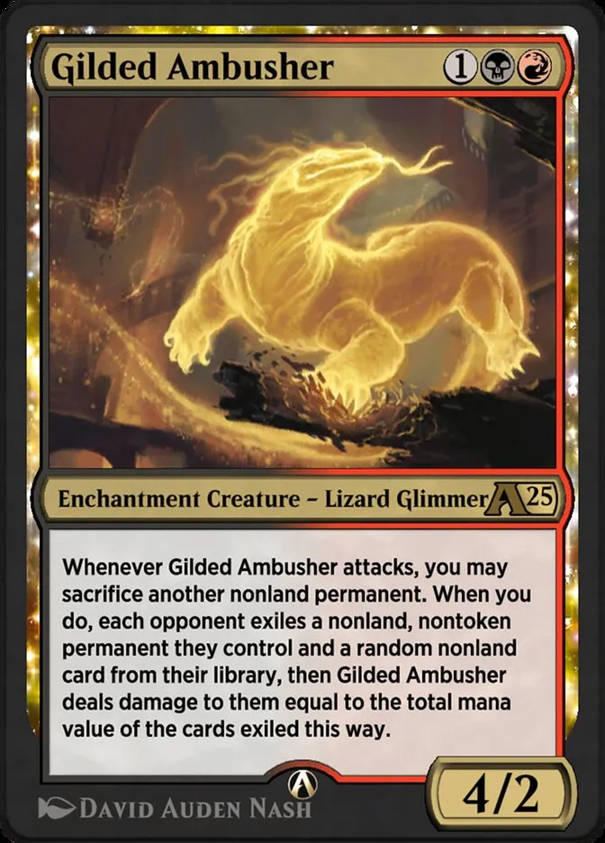 Gilded Ambusher Front Face