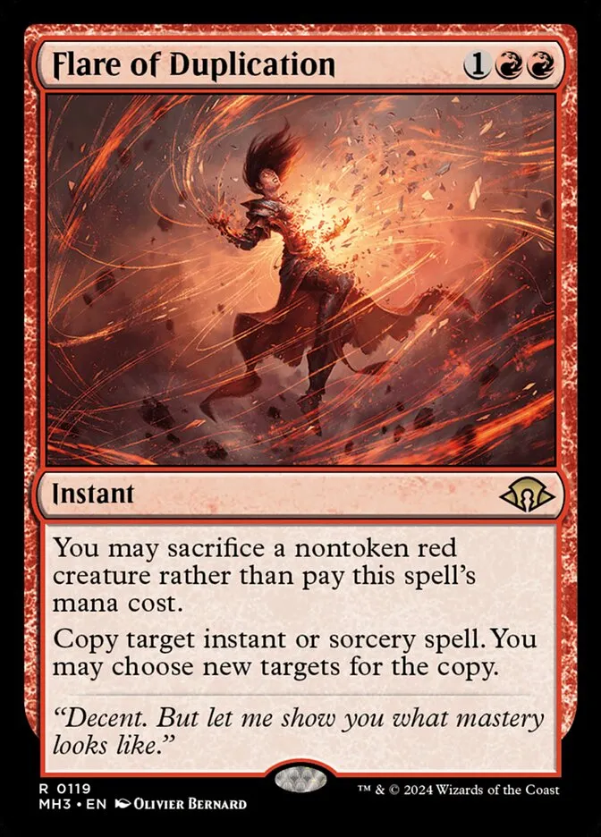 Flare of Duplication Front Face