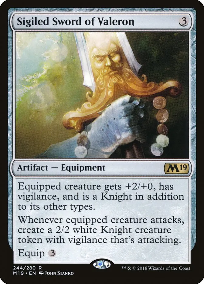 Sigiled Sword of Valeron Front Face