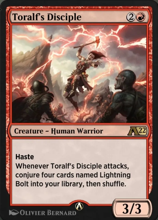 Toralf's Disciple Front Face