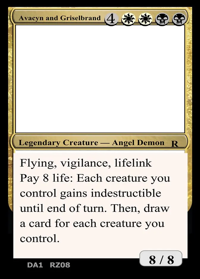 Avacyn and Griselbrand Front Face