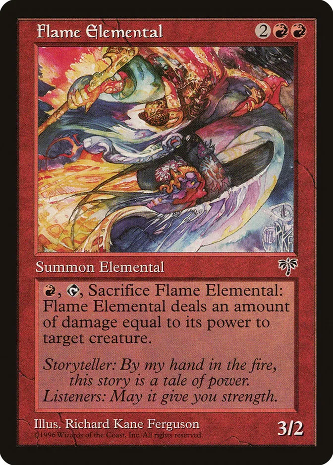 Flame Elemental Front Face