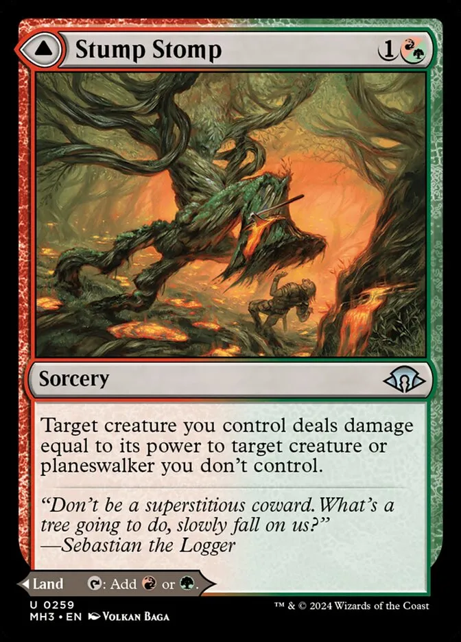 Stump Stomp // Burnwillow Clearing Front Face