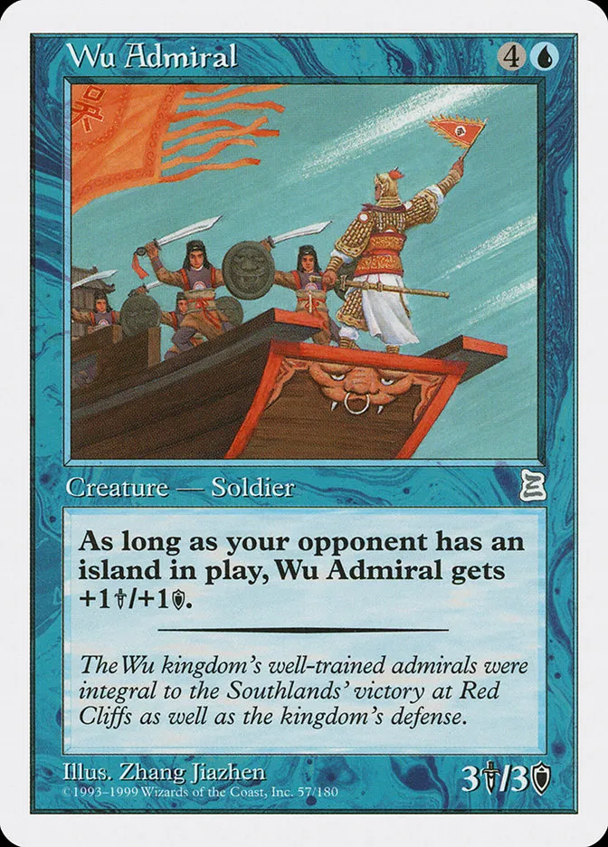 Wu Admiral Front Face
