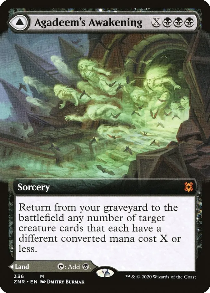 Agadeem's Awakening // Agadeem, the Undercrypt Front Face