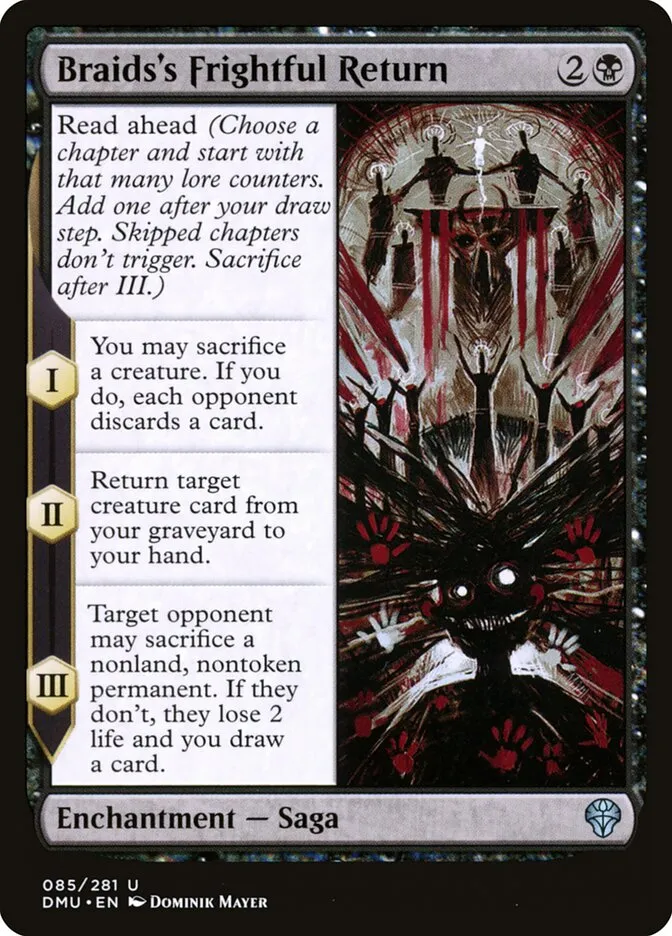 Braids's Frightful Return Front Face