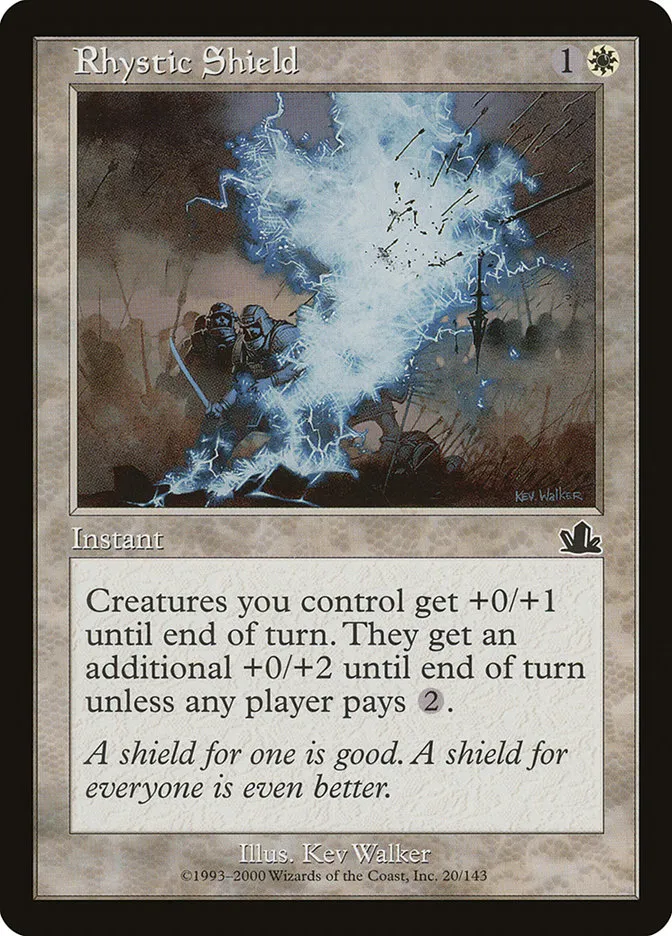 Rhystic Shield Front Face
