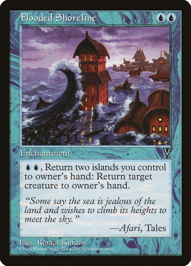 Flooded Shoreline Front Face
