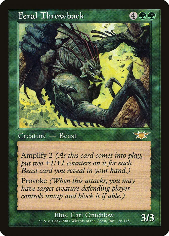 Feral Throwback Front Face