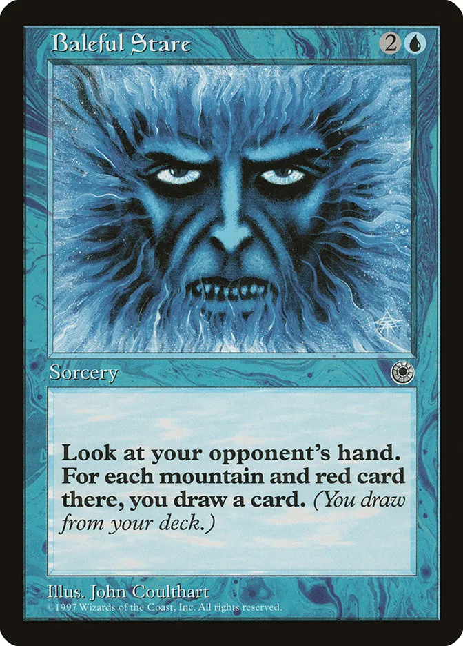 Baleful Stare Front Face