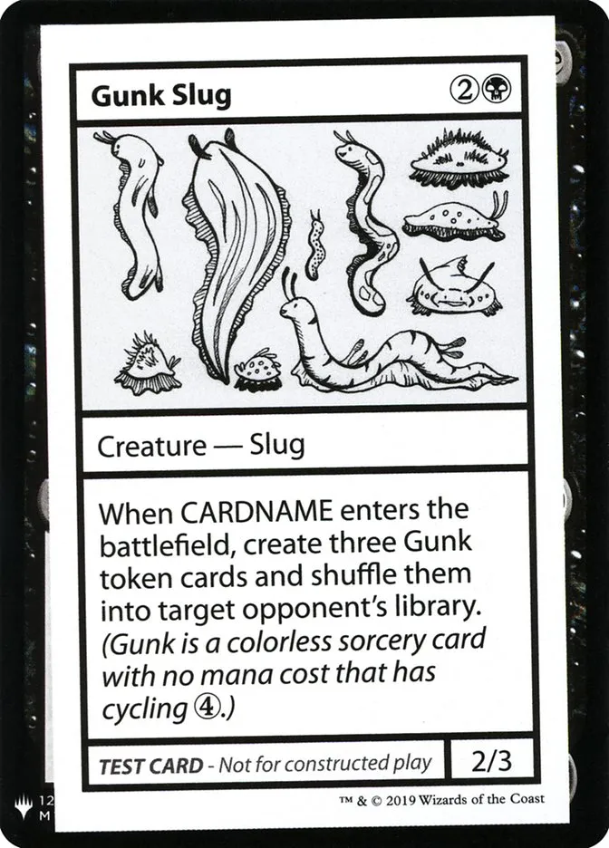 Gunk Slug Front Face