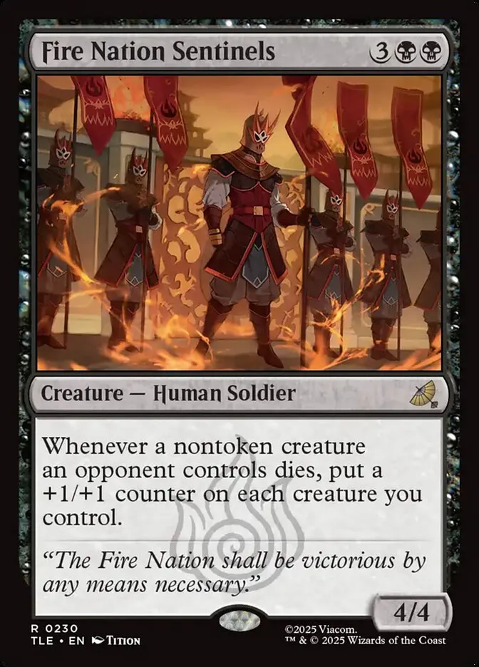 Fire Nation Sentinels Front Face
