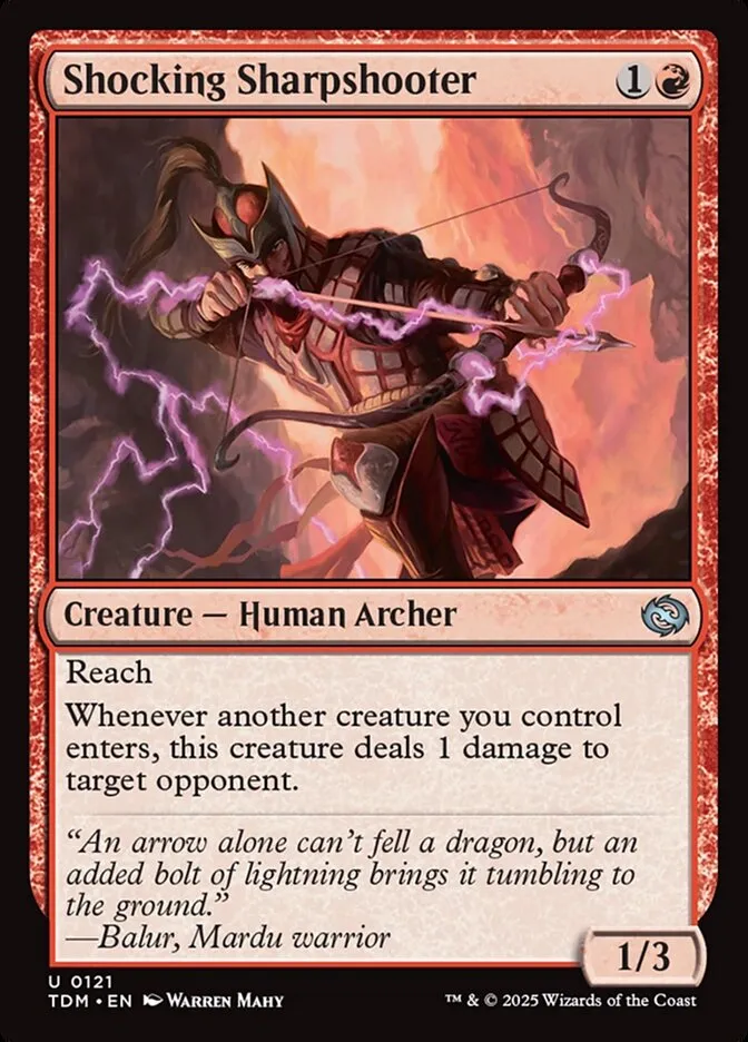 Shocking Sharpshooter Front Face