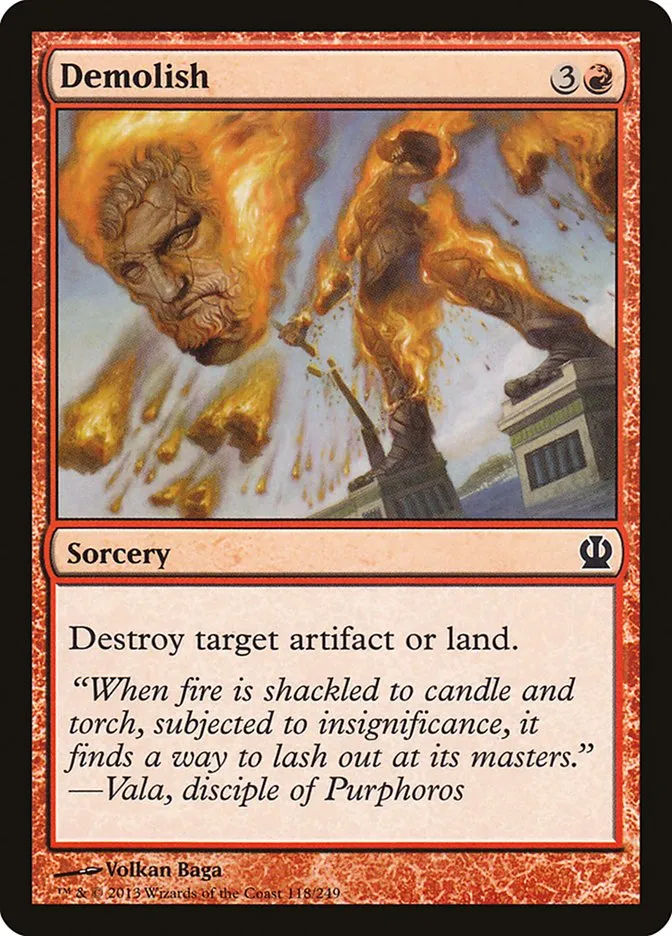 Demolish Front Face