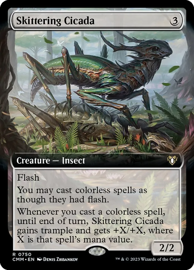 Skittering Cicada Front Face