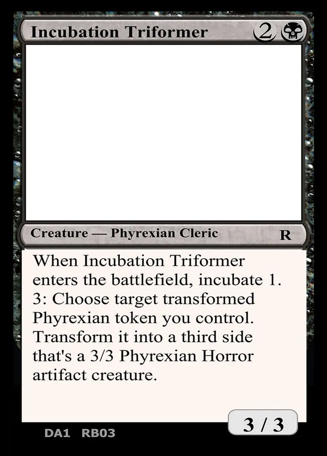 Incubation Triformer Front Face